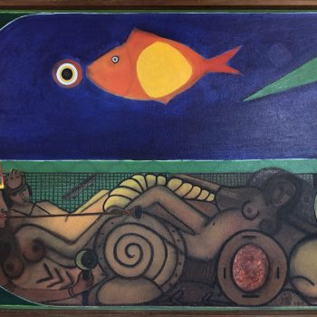 100x70cm - acrílica s/ eucatex