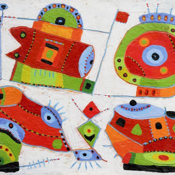 acrílico s/ eucatex - 35 x 48cm - 2009