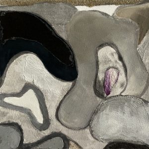 “Entre Claros e Escuros…Flores” - Interferência acrílica s/ impressão digital - 1.0 X 1.0m