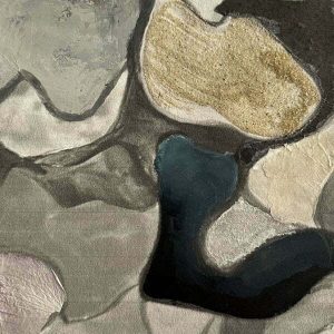 “Entre Claros e Escuros…Flores” - Interferência acrílica s/ impressão digital - 1.0 X 1.0m