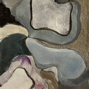 “Entre Claros e Escuros…Flores” - Interferência acrílica s/ impressão digital - 1.0 X 1.0m