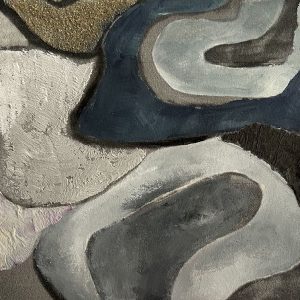 “Entre Claros e Escuros…Flores” - Interferência acrílica s/ impressão digital - 1.0 X 1.0m