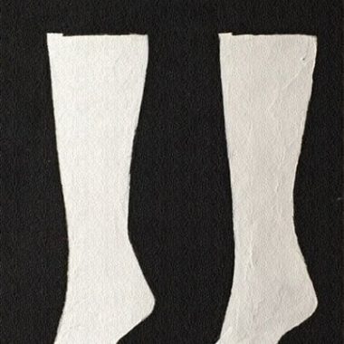 série “ De um olhar vieram” - objeto - madeira / técnica mista - 1.2 x 0.45m